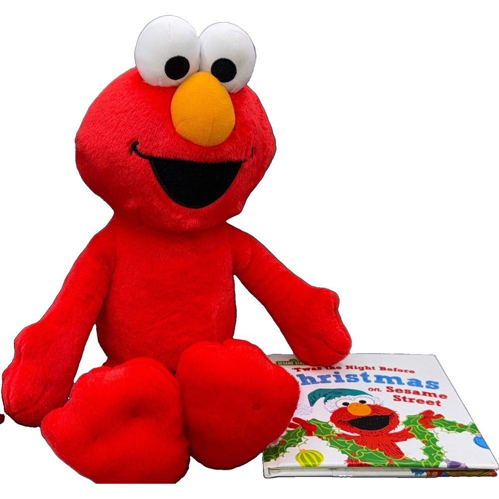 SESAME STREET ELMO 17" PLUSH DOLL 2023 & Kohl's Cares Book